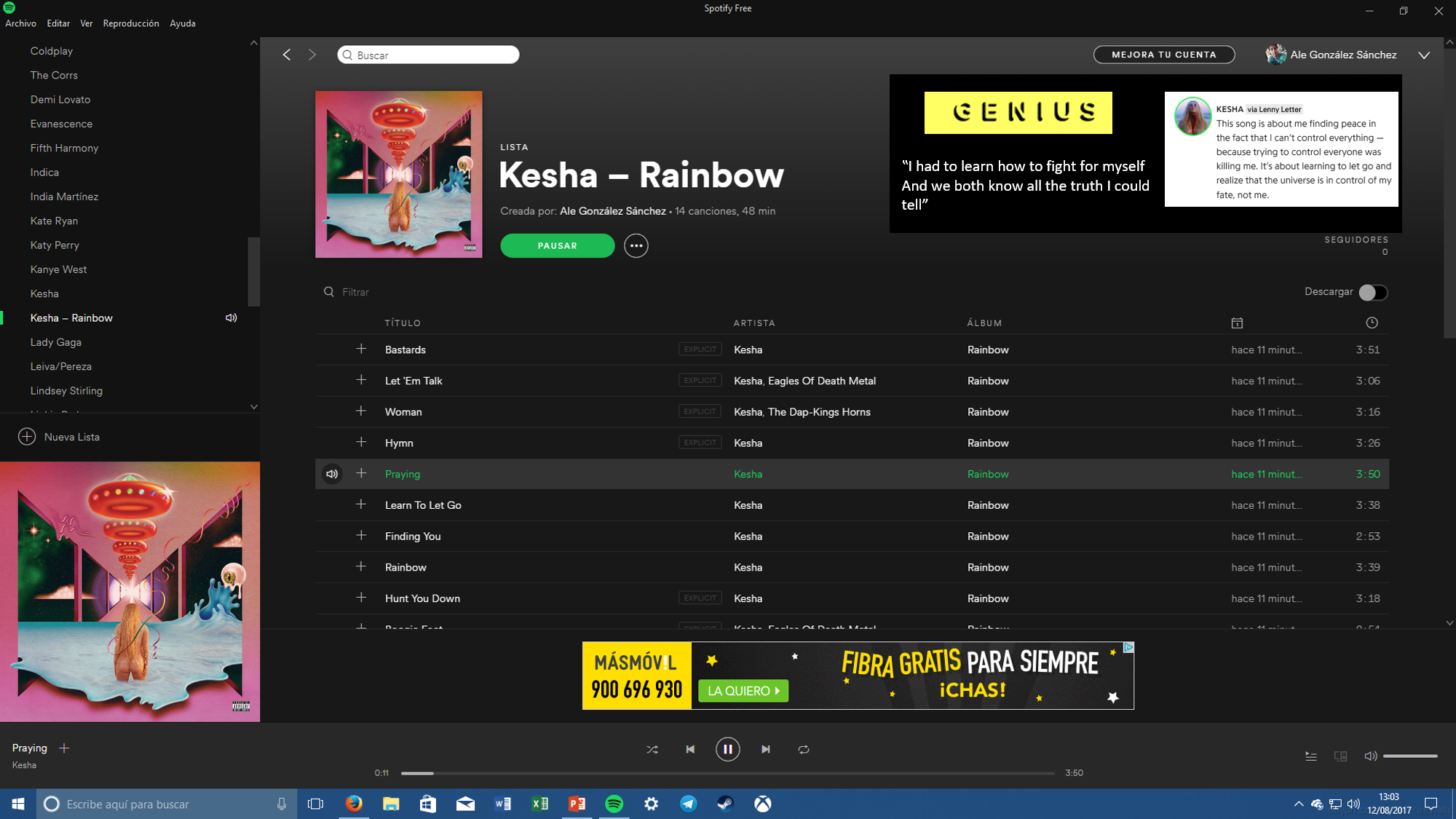 Spotify desktop app issues android
